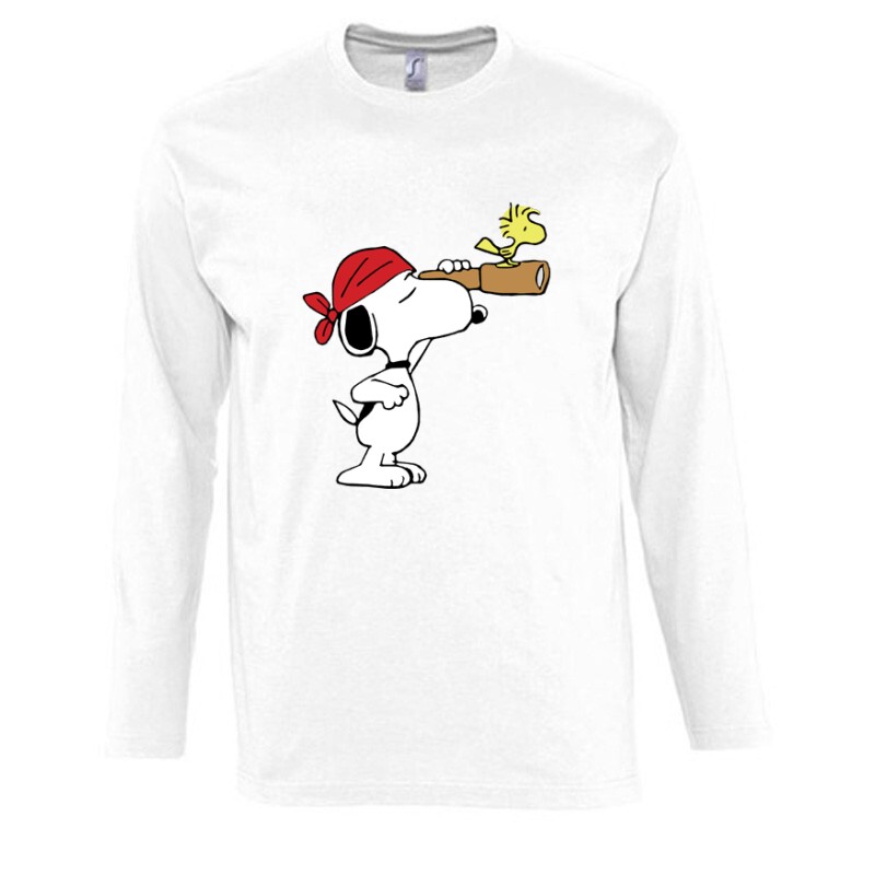 Pirate Snoopy Hosszú Ujjú Póló
