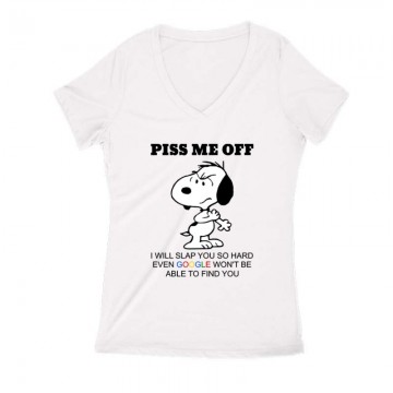 Piss Me Off Női V Kivágott...