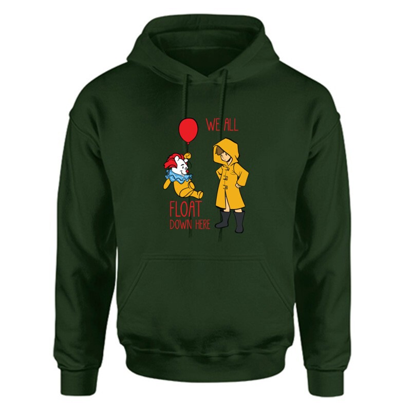IT Pooh Unisex Kapucnis Pulcsi