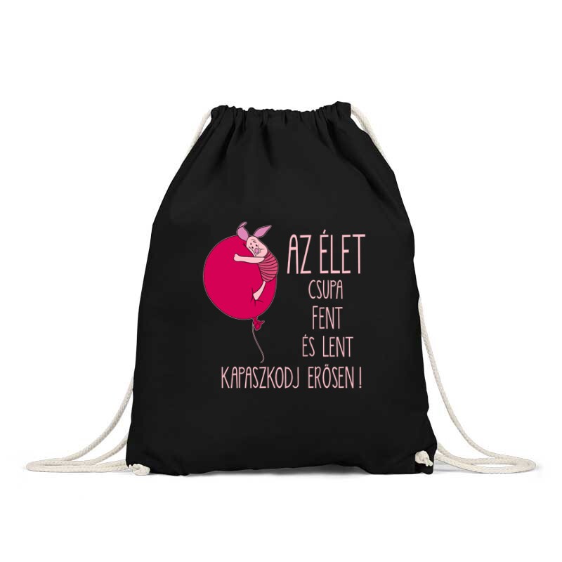 Az élet csupa fent és lent .. "Malacka" Hátizsák