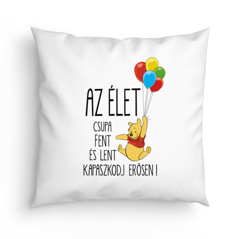 Az élet csupa fent és lent .. "Micimackó" Párna