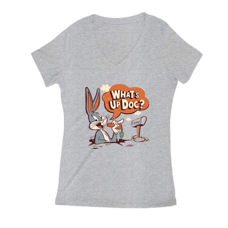 Whats Up Doc Női V Kivágott póló