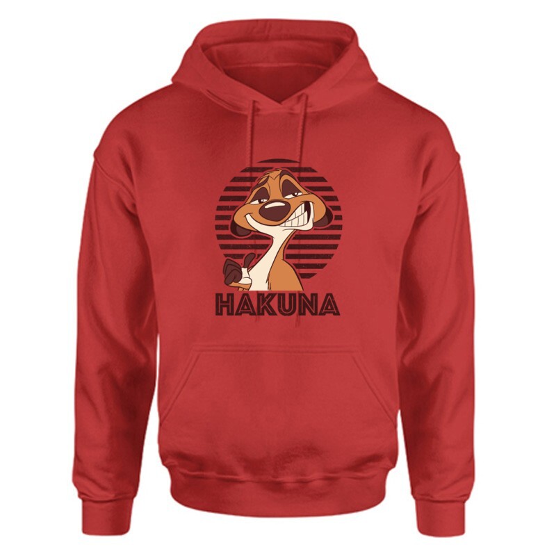 Hakuna matata "Timon" Unisex Kapucnis Pulcsi