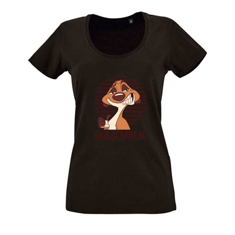 Hakuna matata "Timon" Női O Nyakú Póló