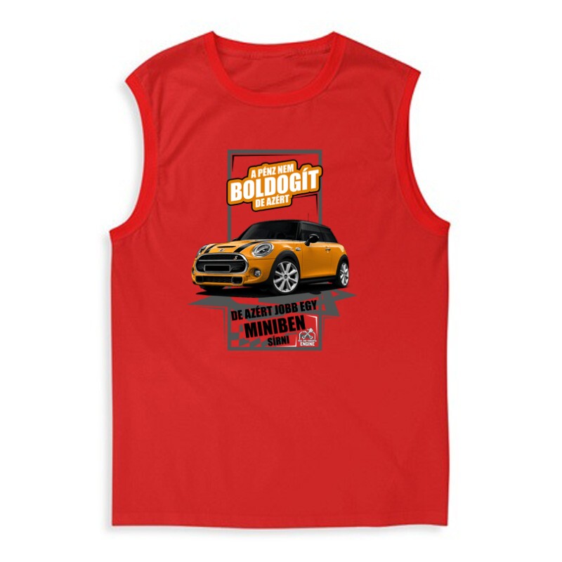 Jobb egy Mini-ben Sírni Férfi Trikó