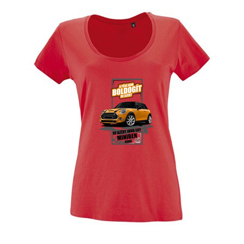 Jobb egy Mini-ben Sírni Női O Nyakú Póló