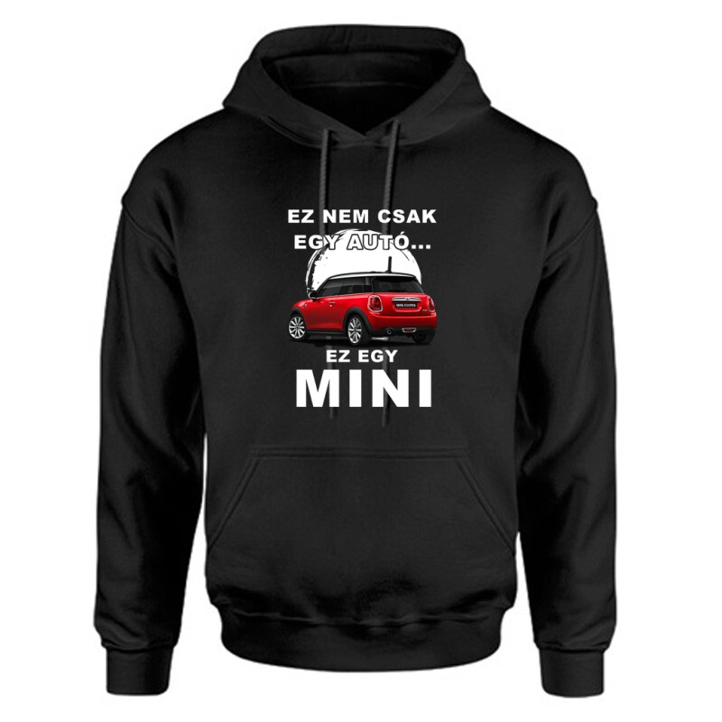 Nemcsak egy Autó (Mini) Unisex Kapucnis Pulcsi