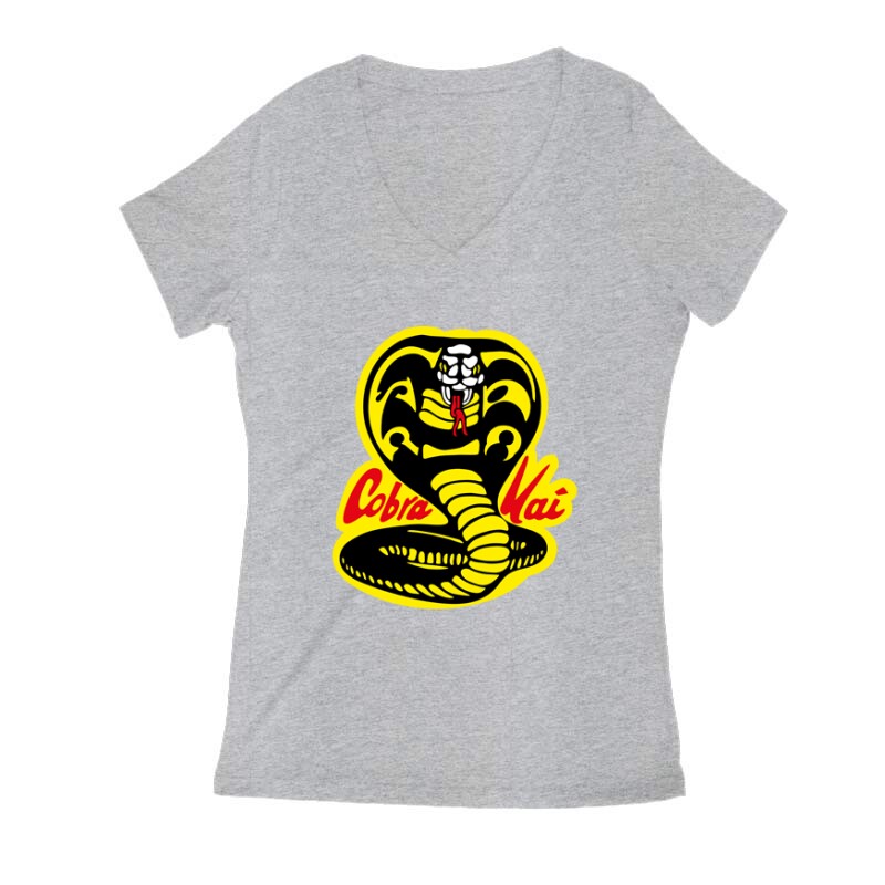 Cobra Kai real Női V Kivágott póló