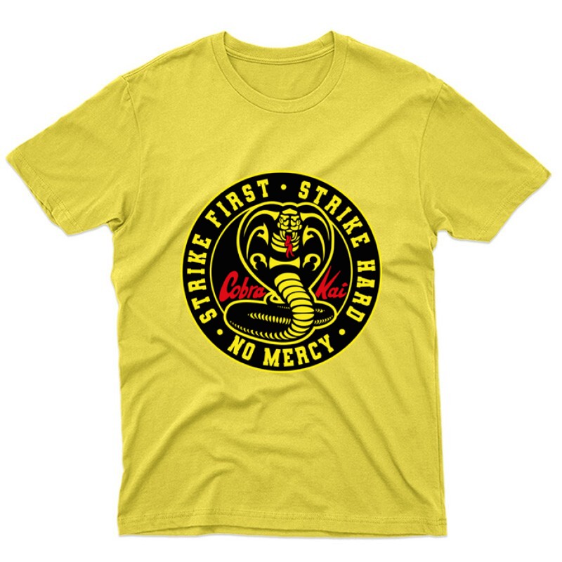 Cobra Kai logo slogen Unisex Póló