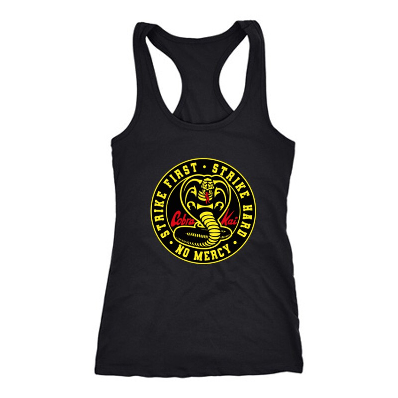 Cobra Kai logo slogen Női Trikó
