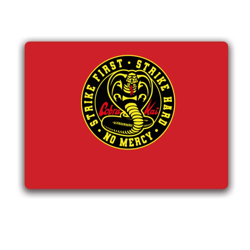 Cobra Kai logo slogen Egérpad