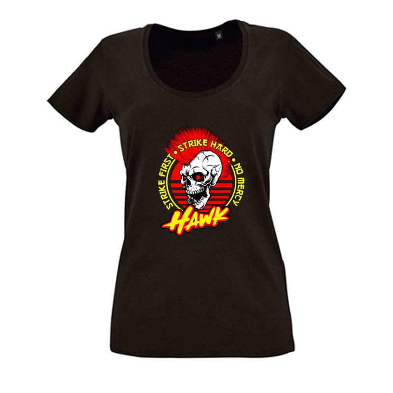Hawk Skull Női O Nyakú Póló
