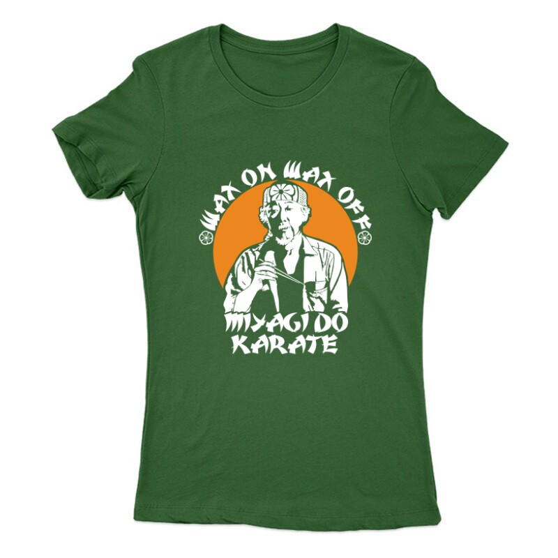 Miyagi-do Wax On Wax Off Női Póló