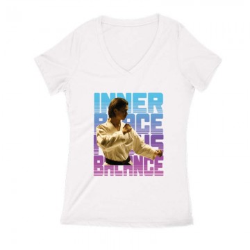 Robby Keene Retro Női V Kivágott póló