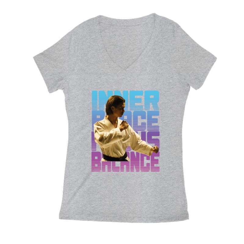 Robby Keene Retro Női V Kivágott póló