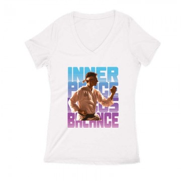 Daniel LaRusso Retro Női V Kivágott póló