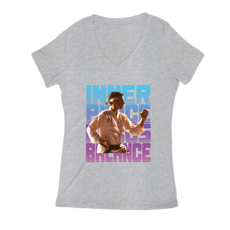 Daniel LaRusso Retro Női V Kivágott póló