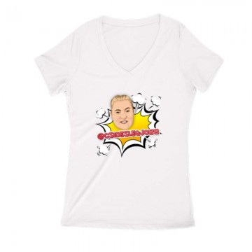 Csideslegjobb LOGO Női V Kivágott póló