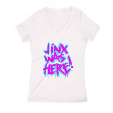 I Was Here! Női V Kivágott póló