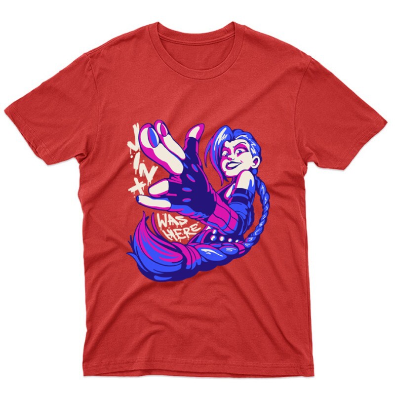 Jinx was here Unisex Póló