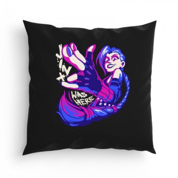 Jinx was here Párna