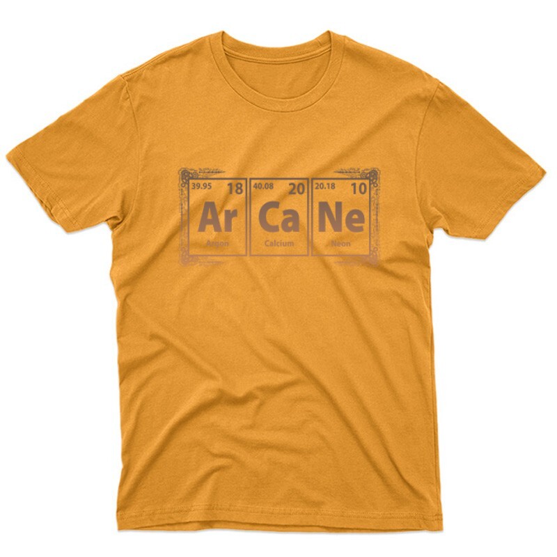 Arcane (Ar-Ca-Ne) Periodic Unisex Póló