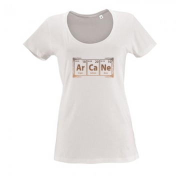 Arcane (Ar-Ca-Ne) Periodic Női O Nyakú Póló