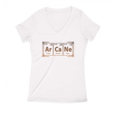 Arcane (Ar-Ca-Ne) Periodic Női V Kivágott póló
