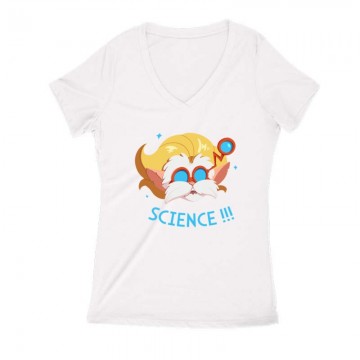 Science!!! (Heimerdinger) Női V Kivágott póló