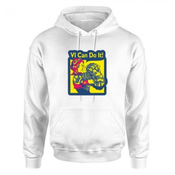 VI Can Do It! Unisex Kapucnis Pulcsi