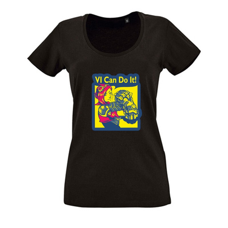 VI Can Do It! Női O Nyakú Póló