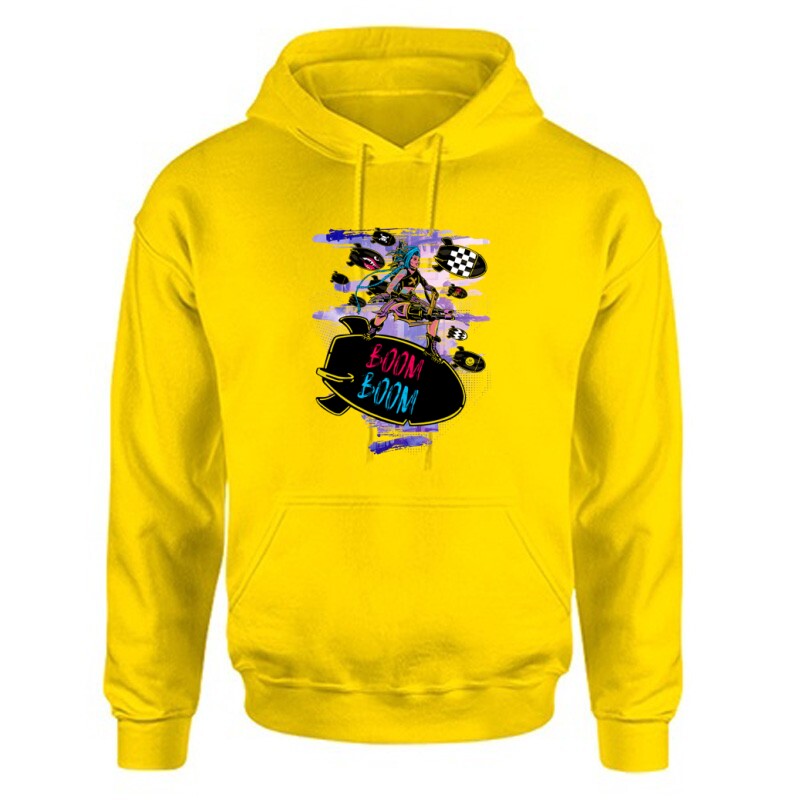 Boom Boom Unisex Kapucnis Pulcsi