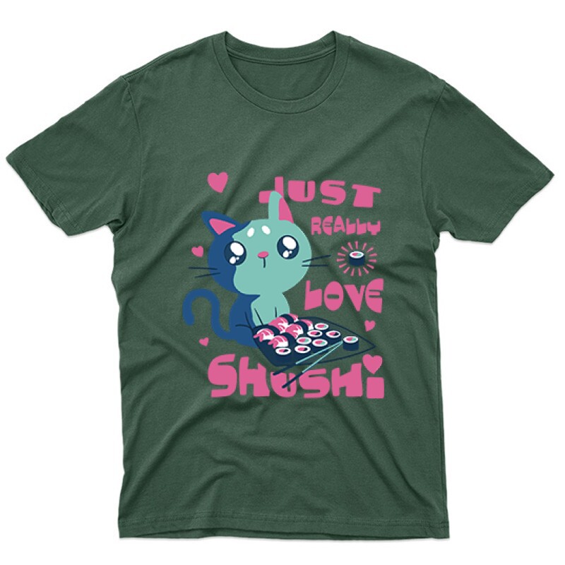 Really Love Sushi Unisex Póló