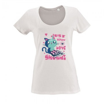 Really Love Sushi Női O Nyakú Póló