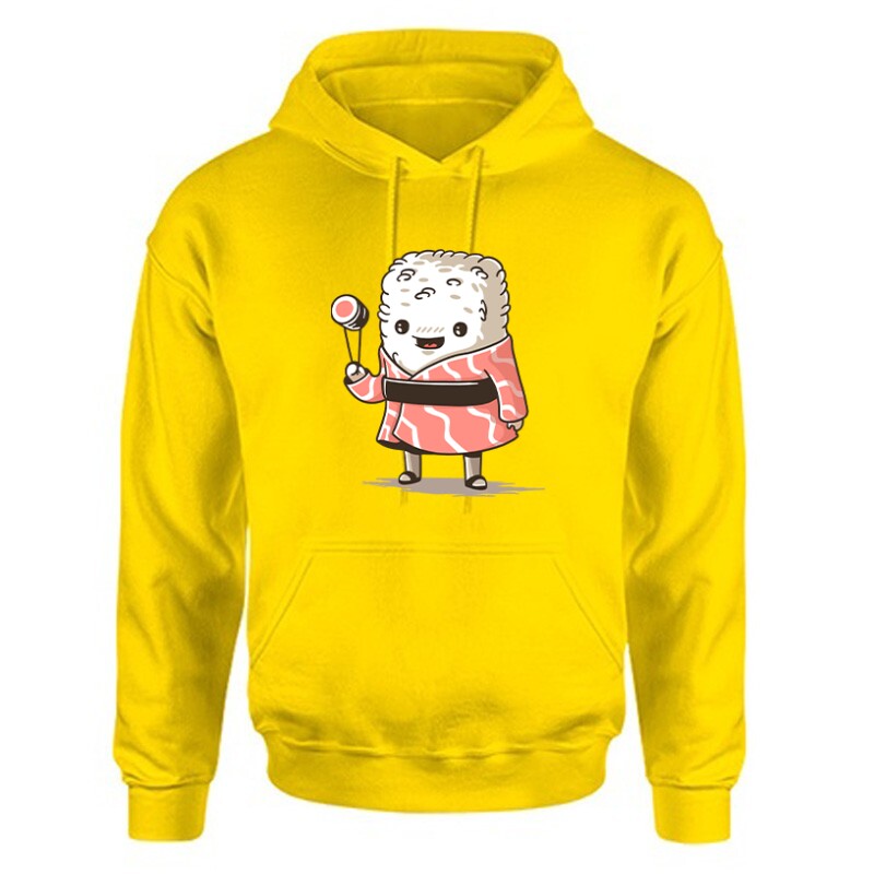 Sushi Pálcika Unisex Kapucnis Pulcsi