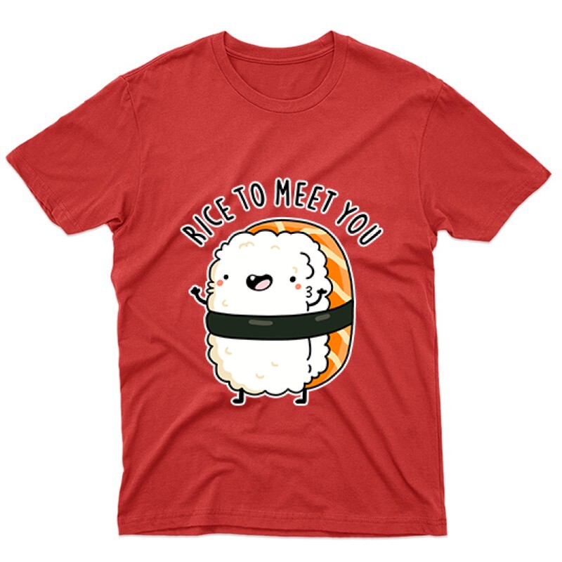 Rice To Meet You Unisex Póló