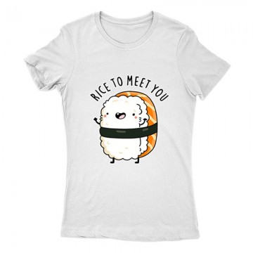Rice To Meet You Női Póló