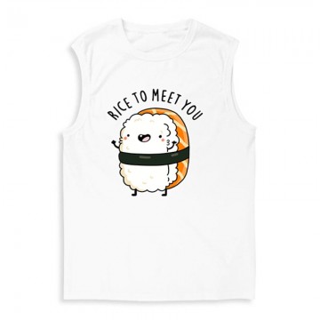 Rice To Meet You Férfi Trikó