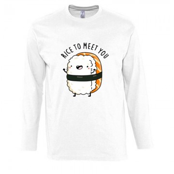 Rice To Meet You Hosszú Ujjú Póló