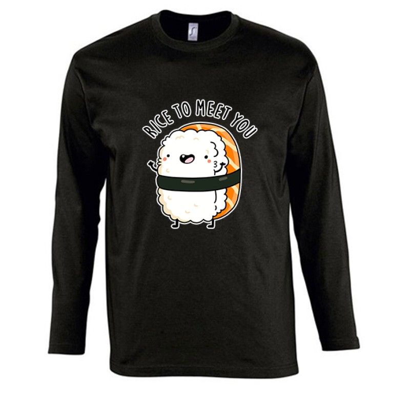 Rice To Meet You Hosszú Ujjú Póló