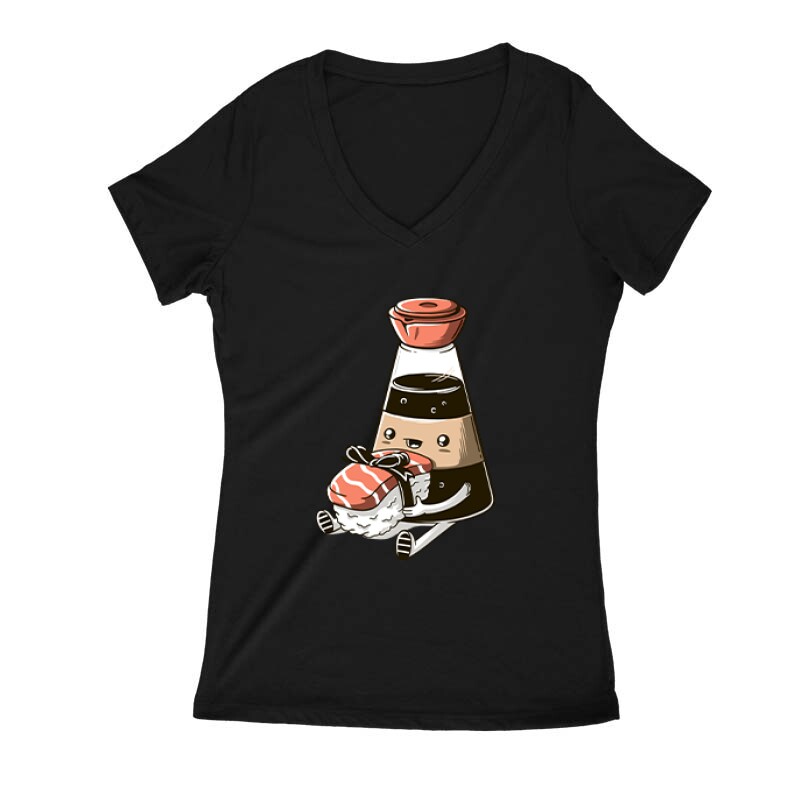 Salt&Sushi Női V Kivágott póló