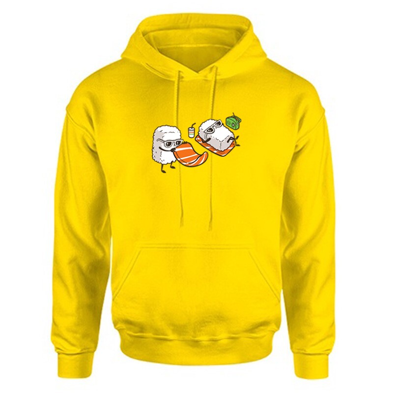 Sunshine Sushi Unisex Kapucnis Pulcsi