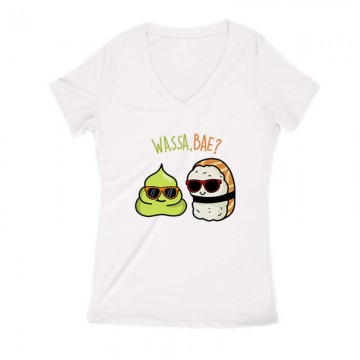 Wassa, Bae? Női V Kivágott póló