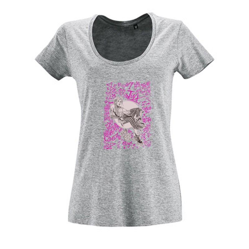 Jinx graffiti Női O Nyakú Póló