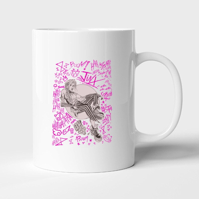 Jinx graffiti Bögre