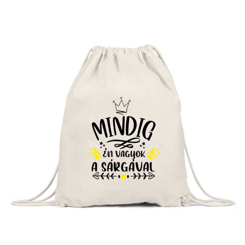 Mindig Én vagyok a sárgával Hátizsák