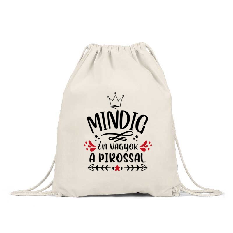 Mindig Én vagyok a pirossal Hátizsák