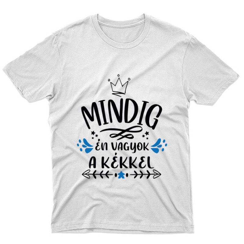 Mindig Én vagyok a kékkel Unisex Póló