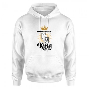 Dominoes King Unisex Kapucnis Pulcsi
