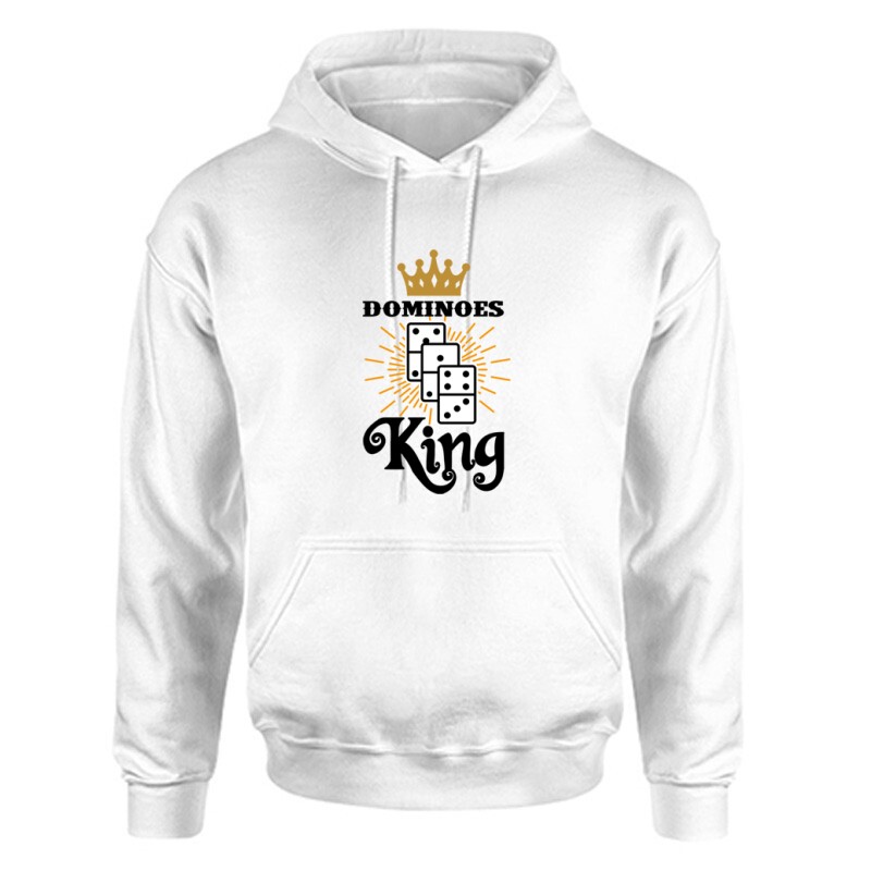 Dominoes King Unisex Kapucnis Pulcsi